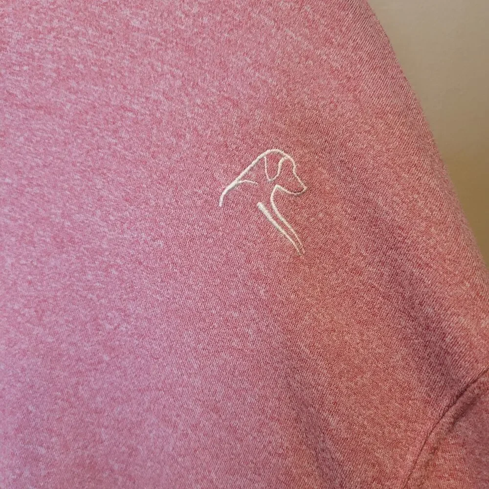Rhoback Mens Heathered Red Hesi Performance Hoodie Pullover Size XXL Athleisure